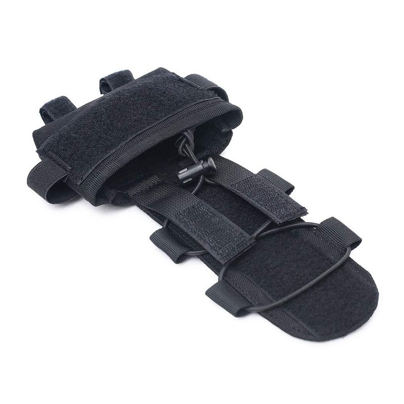 Aoutacc Tactical Helmet Battery Pouch Counterweight MK2 - Removable Gear Pack Balance Weight Bag for Tactical Helmet (Black) - Image 3